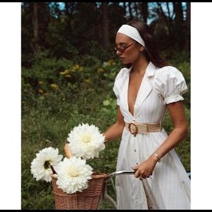 WeWoreWhat Bella Dress in Shortbread - Small